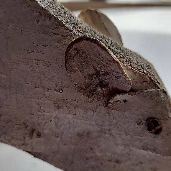 Polar Bear Textured Stand Alone Figure Handmade Large Wooden - Picture 7 of 10